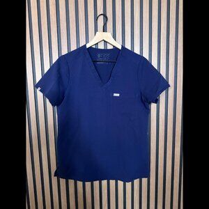 Figs Catarina Top XS Womens Blue Navy Scrub Uniform Shirt